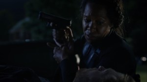 See How They Fly- Angela interrogates Kavalry member for information- HBO, Watchmen