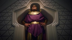 See How They Fly- Veidt about to be turned into a statue- HBO, Watchmen