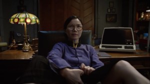 See How They Fly- Veidt's worker inseminates herself with Veidt's semen- HBO, Watchmen