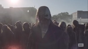 Look at the Flowers- Beta leads the walkers, has a new mask- AMC, The Walking Dead