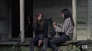 Look at the Flowers- Magna and Yumiko debate who should go with Eugene- AMC, The Walking Dead