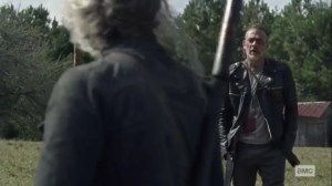 Look at the Flowers- Negan wants Carol to keep up her end of the deal- AMC, The Walking Dead