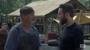 Morning Star- Aaron tells Earl that Gamma is Adam's aunt- AMC, The Walking Dead