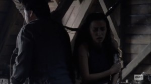 Morning Star- Eugene tells Rosita to get away from the radio- AMC, The Walking Dead