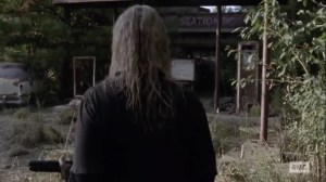 Stalker- Alpha searches for Daryl at a gas station- AMC, The Walking Dead