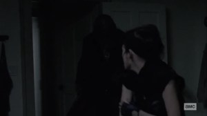 Stalker- Beta battles Rosita- AMC, The Walking Dead