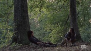 Stalker- Lydia with Daryl when he awakens- AMC, The Walking Dead