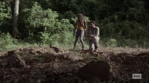 What We Become- Virgil at the grave site of his family- AMC, The Walking Dead
