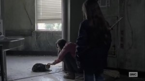 The Tower- Judith talks with Lydia about Alpha- AMC, The Walking Dead