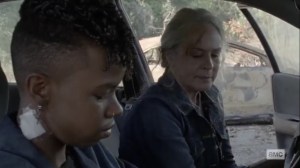 The Tower- Kelly and Carol try to hotwire a car- AMC, The Walking Dead