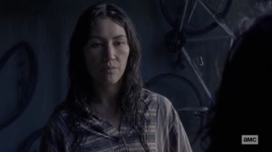 The Tower- Yumiko talks with Princess- AMC, The Walking Dead