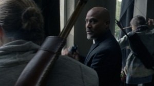 A Certain Doom- Gabriel and Dianne watch the horde- AMC, The Walking Dead