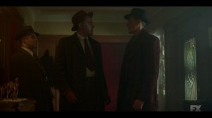 Camp Elegance- Calamita tells Odis that they're at war with the Cannons- Fargo, FX