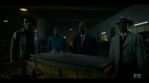 The Birthplace of Civilization- Loy gives some of his guns to Mort Kellerman- FX, Fargo