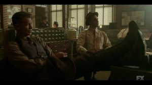 The Pretend War- Deafy and Weff question a witness- Fargo, FX
