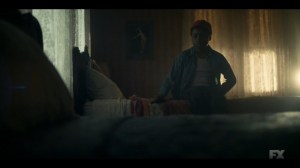 East West- Satchel sees that Rabbi Milligan has still not returned- Fargo, FX