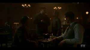 Happy- Ebal informs Josto and Gaetano that New York wants this war wrapped up soon- Fargo, FX