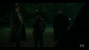 Happy- Joe Bulo, Josto, and Gaetano wait outside Odis' home- Fargo, FX