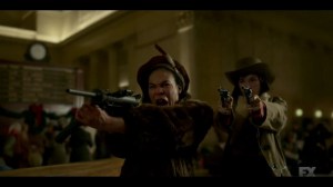 The Nadir- Zelmare and Swanee open fire at the train station- Fargo, FX