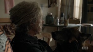 Diverged- Carol tells Dog that she didn't need an apology from Daryl- AMC, The Walking Dead