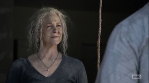 Diverged- Carol tells Jerry that she had a bad day yesterday- AMC, The Walking Dead