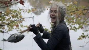 Find Me- Carol catches a fish- AMC, The Walking Dead