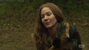 Find Me- Leah tells Daryl that her dog is named Dog- AMC, The Walking Dead