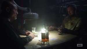 One More- Aaron and Gabriel play cards- AMC, The Walking Dead