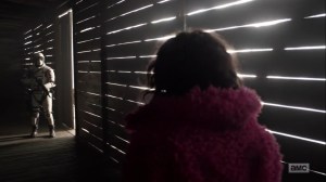 Splinter- Commonwealth soldier wants Princess to come with him- AMC, The Walking Dead