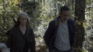 Here's Negan- Carol and Negan go for a walk- AMC, The Walking Dead