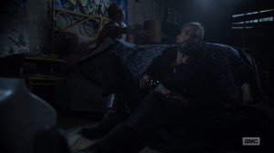 Here's Negan- Negan can't put down Lucille yet- AMC, The Walking Dead