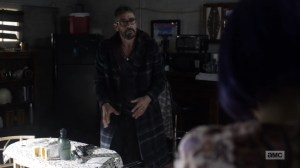 Here's Negan- Negan tells Lucille that he plans to find the mobile clinic- AMC, The Walking Dead