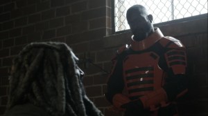 Acheron Part I- Ezekiel questions the guard- AMC, The Walking Dead
