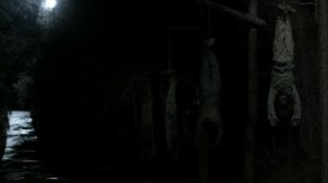 Acheron Part II- Bodies hung upside down- AMC, The Walking Dead