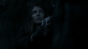 Acheron Part II- Negan returns Maggie's gun- AMC, The Walking Dead