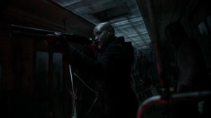 Acheron Part II- Walkers break into the train car- AMC, The Walking Dead