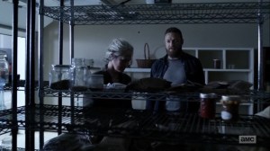 Hunted- Carol tells Aaron that she's going to find the horses- AMC, The Walking Dead