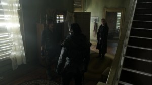 On the Inside- Carver tells Leah that Daryl doesn't give a shit about them- AMC, The Walking Dead