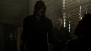On the Inside- Daryl interrogates Frost for information- AMC, The Walking Dead
