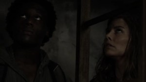 On the Inside- Maggie, Elijah, Negan, and Gabriel hide- AMC, The Walking Dead