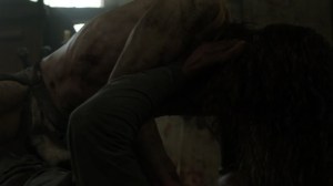On the Inside- Savage tries to feed on Virgil- AMC, The Walking Dead