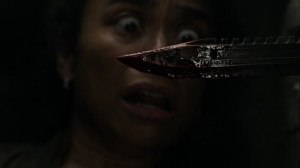 On the Inside- Virgil almost stabs Connie- AMC, The Walking Dead