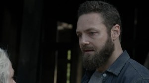 Out of the Ashes- Aaron listens to Carol talk about going down a dark path- AMC, The Walking Dead