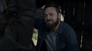 Out of the Ashes- Aaron offers to cut off Keith's hand- AMC, The Walking Dead