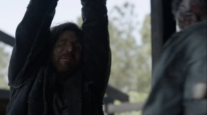 Out of the Ashes- Keith tells Aaron that the Whisperers are gone- AMC, The Walking Dead