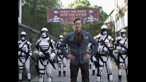 Out of the Ashes- Lance Hornsby, played by Josh Hamilton, in a Commonwealth orientation video- AMC, The Walking Dead