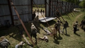 Out of the Ashes- Walkers enter Alexandria- AMC, The Walking Dead
