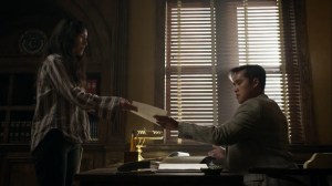 Out of the Ashes- Yumiko shows her letter to a Commonwealth clerk- AMC, The Walking Dead