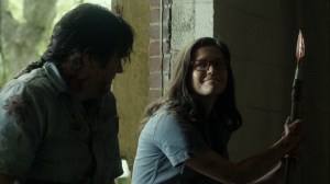 Promises Broken- Eugene asks fake Stephanie about Lance Hornsby- AMC, The Walking Dead