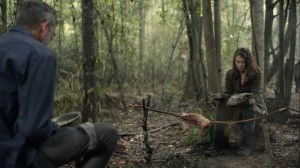 Promises Broken- Negan and Maggie eat- AMC, The Walking Dead